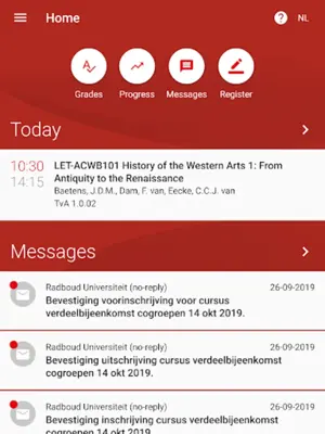 OSIRIS Radboud University android App screenshot 0