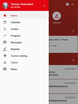 OSIRIS Radboud University android App screenshot 1